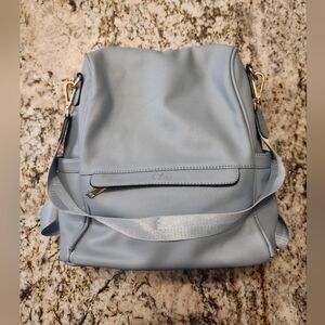 CLUCI Backpack | Blue w/Gold Hardware Travel, Faux Leather, Commute, GUC READ